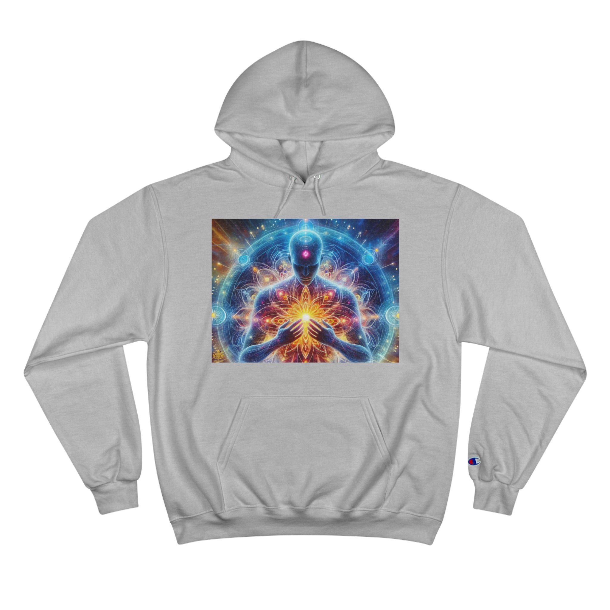 &quot;DIVINE ENERGY&quot;- Unisex Champion Hoodie W/ Kngdom Logo