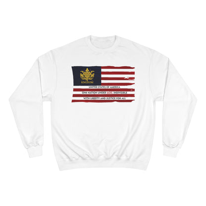 &quot;WE ARE AMERICA&quot;- Unisex Champion Sweatshirt