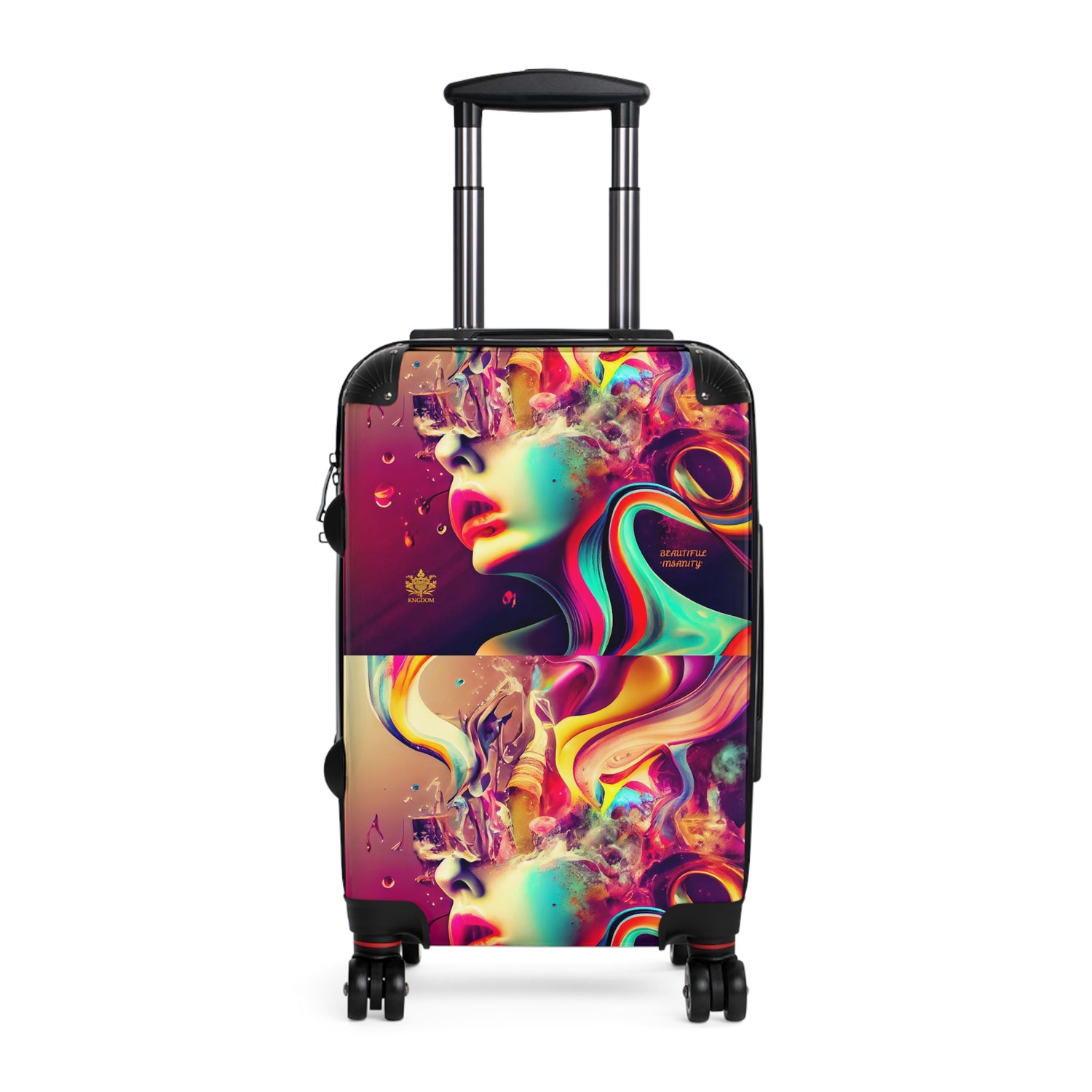 BEAUTIFUL &quot;INSANITY&quot;- Small/Med/Large Suitcases W/ Kngdom Logo