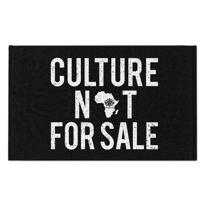 Kngdom &quot;DRIP&quot; (Culture Not For Sale)- Rally Towel W/ Blk Kngdom Logo