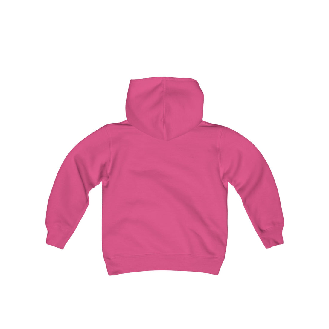 Kngdom &quot;DRIP&quot; (HAPPY INSIDE) -Youth Heavy Blend Hooded Sweatshirt W/ Blk-Pink Kngdom Logo