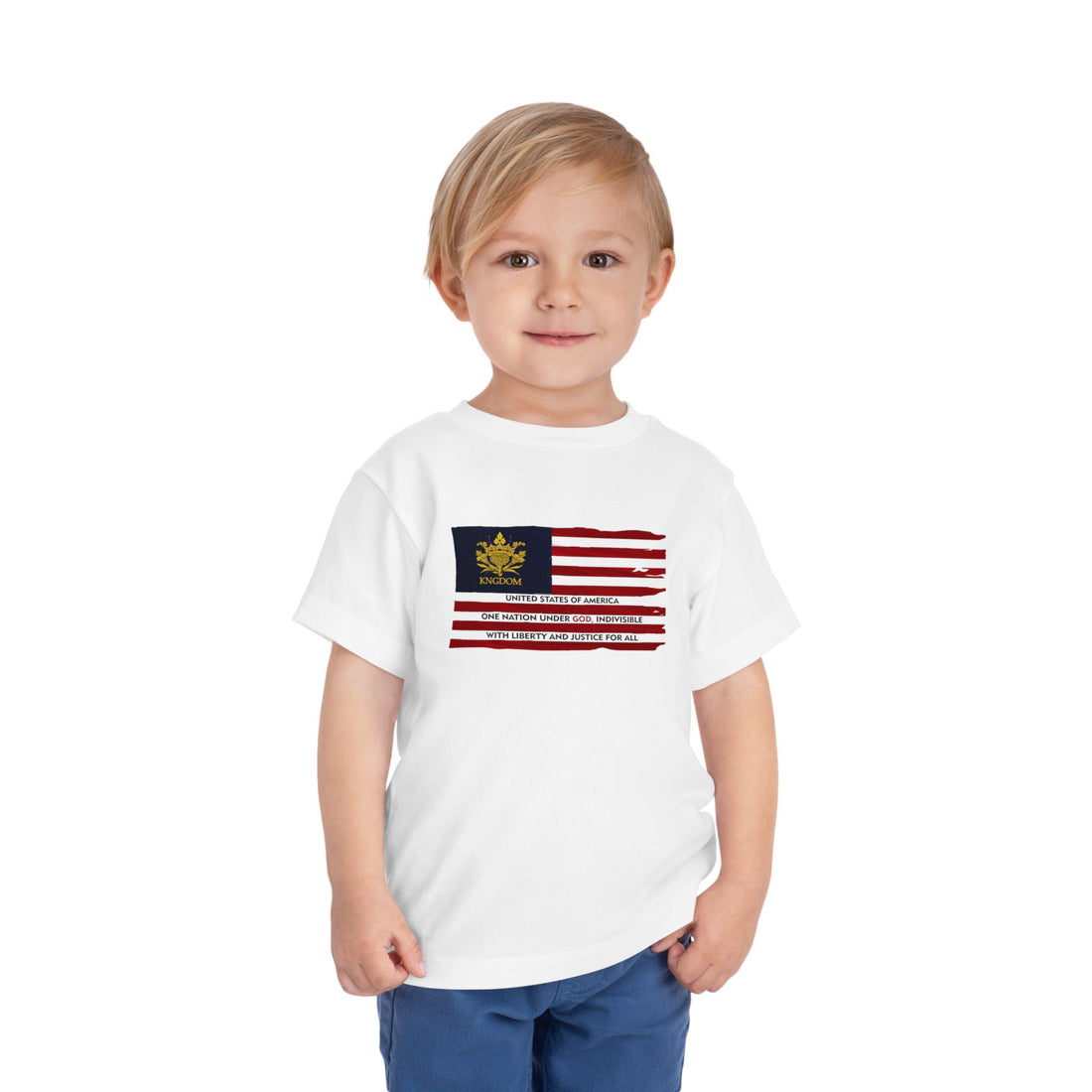 &quot;WE ARE AMERICA&quot;- Toddler Short Sleeve Tee