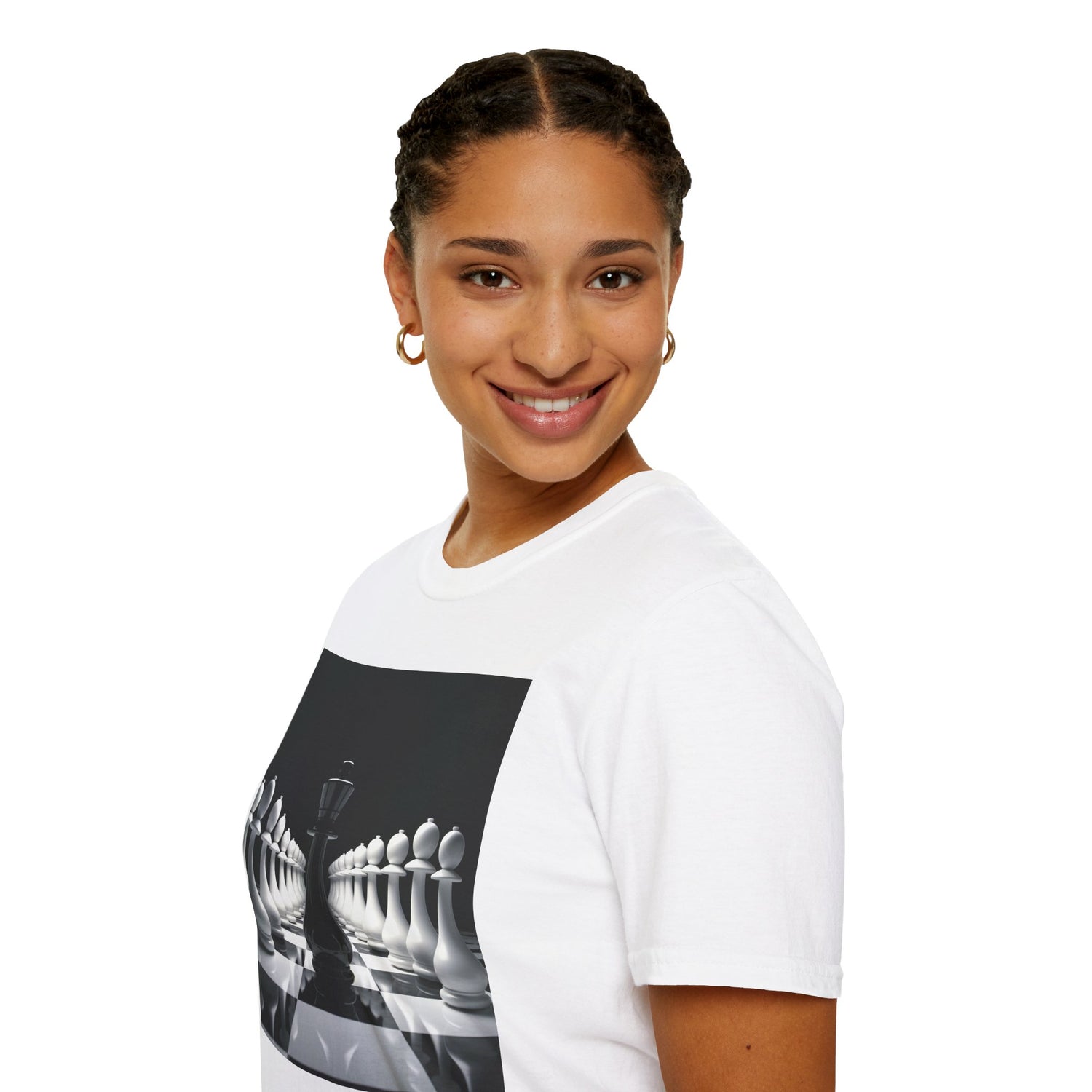 &quot;CHECKMATE&quot;: camiseta suave para mujer con logotipo de Kingdom 