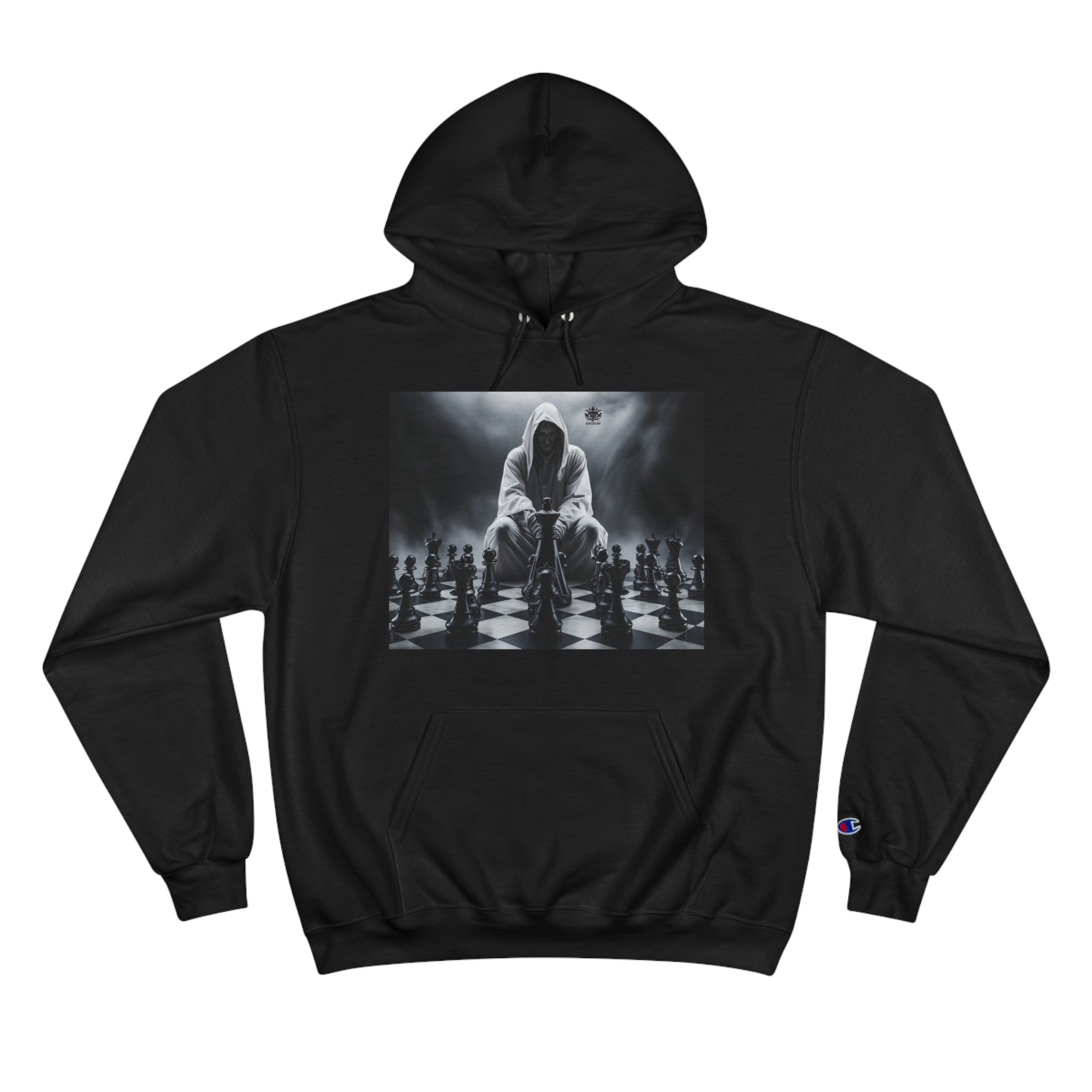 Sudadera con capucha Champion para hombre con logotipo del Reino Unido en negro &quot;CHECKMATE&quot; 