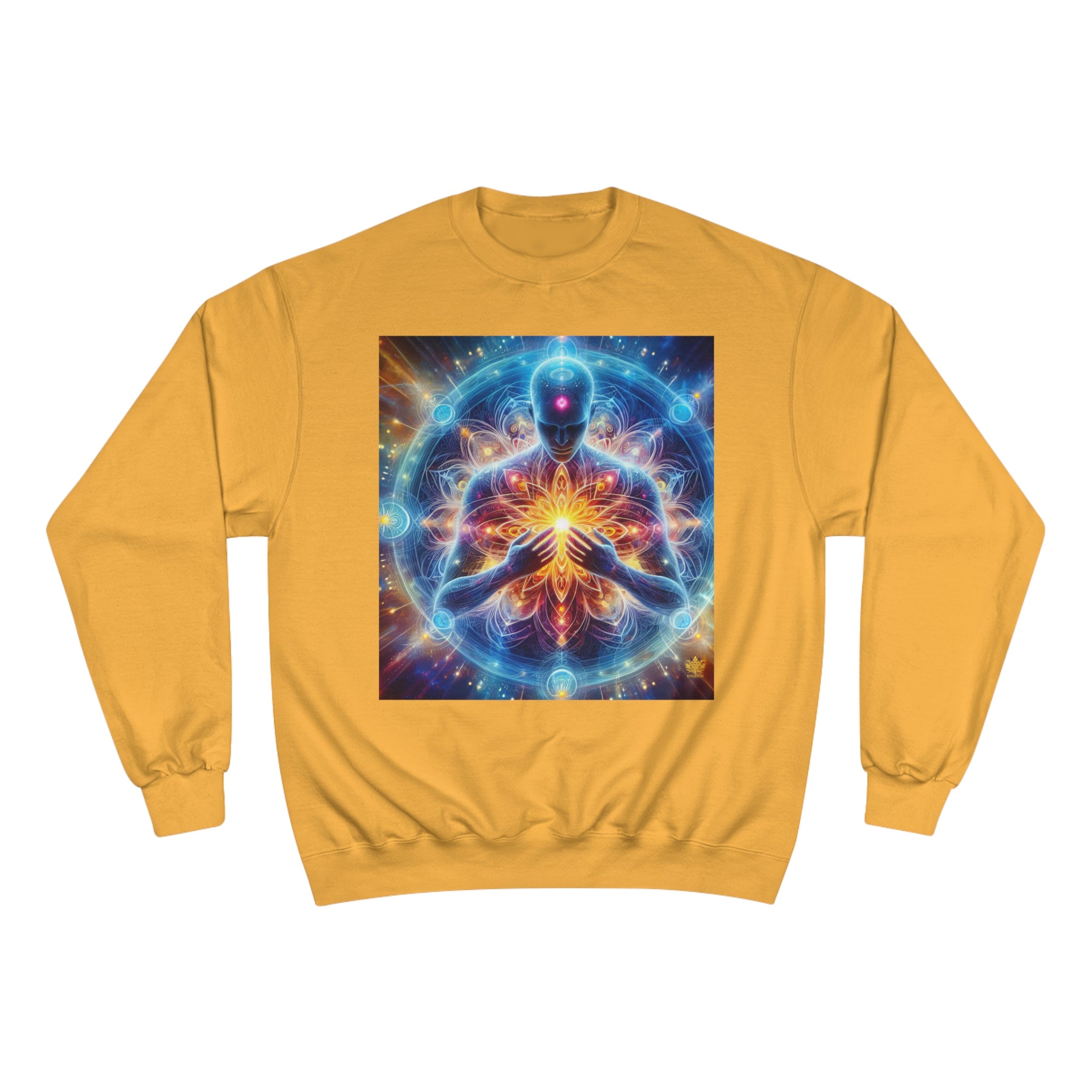 &quot;DIVINE ENERGY&quot;- Unisex Champion Sweatshirt W/ Kngdom Logo