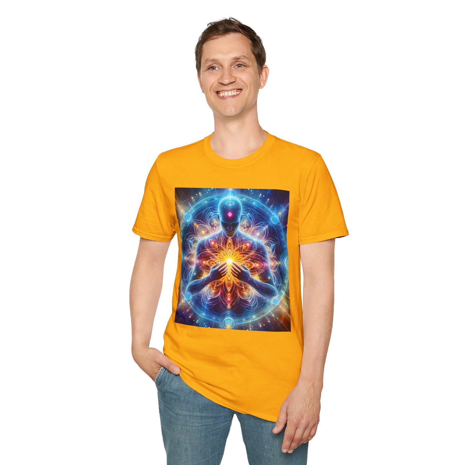 &quot;DIVINE ENERGY&quot;- Unisex Softstyle T-Shirt W/ Kngdom Logo