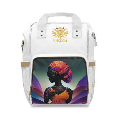 &quot;H.E.R&quot; (Heroism/Eagerness/Relevant)- Multifunctional Diaper Backpack W/ Kngdom Logo