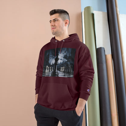 Sudadera con capucha Champion para hombre con logotipo del Reino Unido en negro &quot;CHECKMATE&quot; 