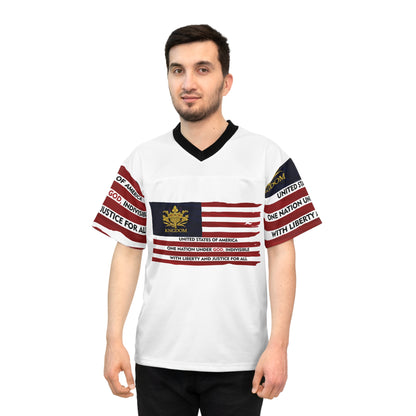 &quot;WE ARE AMERICA&quot;- Unisex Football Jersey