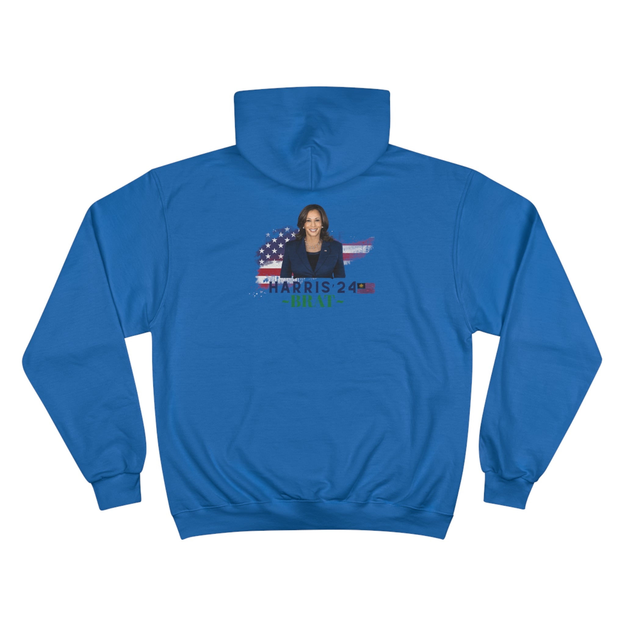 &quot;BRAT&quot; (HARRIS 2024)- Unisex Champion Hoodie W/ Kngdom Logo