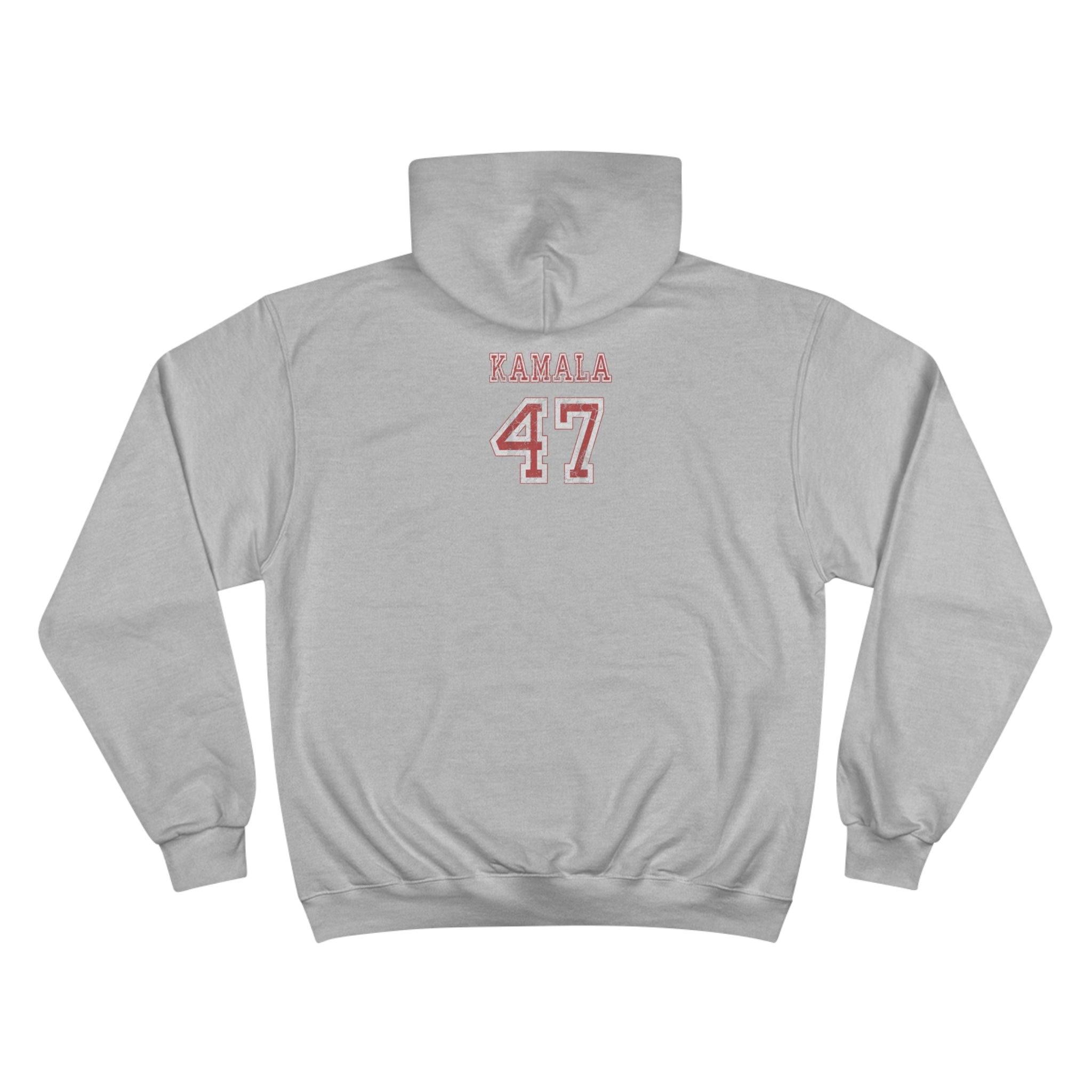 &quot;KAMALA 47&quot;- Unisex Champion Hoodie W/ Kngdom Logo