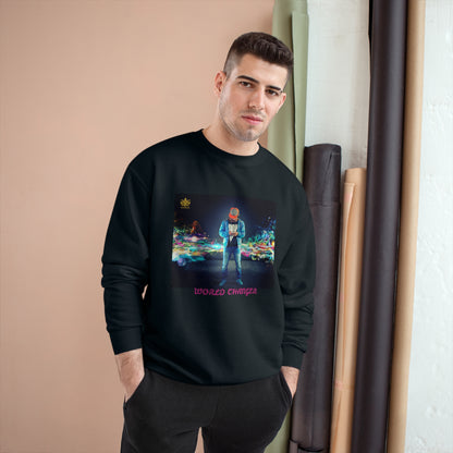 Man Of Color (WORLD CHANGER)- Unisex Champion Sweatshirt W/ Kngdom Logo