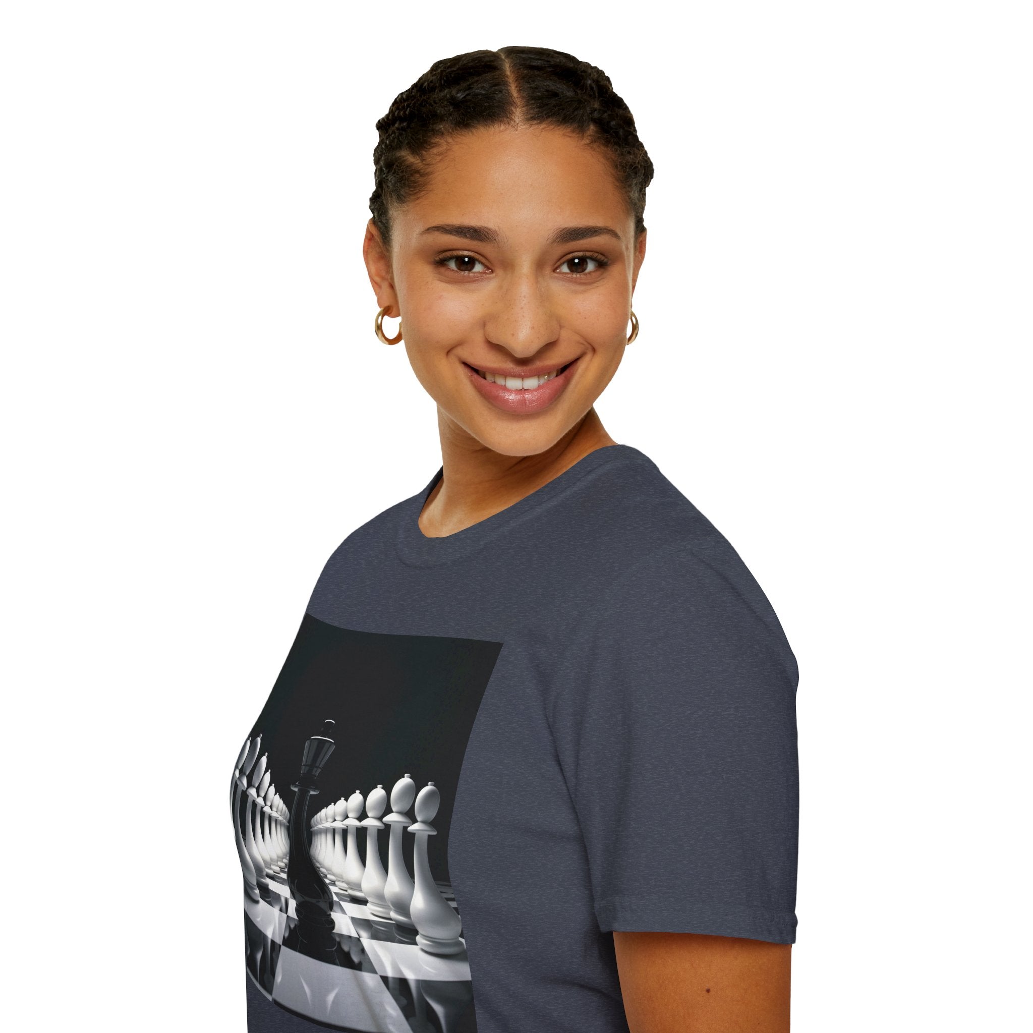 &quot;CHECKMATE&quot;: camiseta suave para mujer con logotipo de Kingdom 