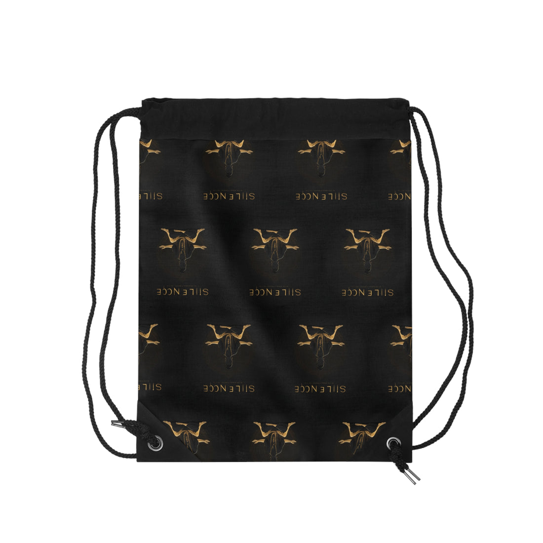 &quot;SILENCE IS A SOURCE OF GREAT STRENGTH&quot;- Drawstring Bag W/ Kngdom Logo