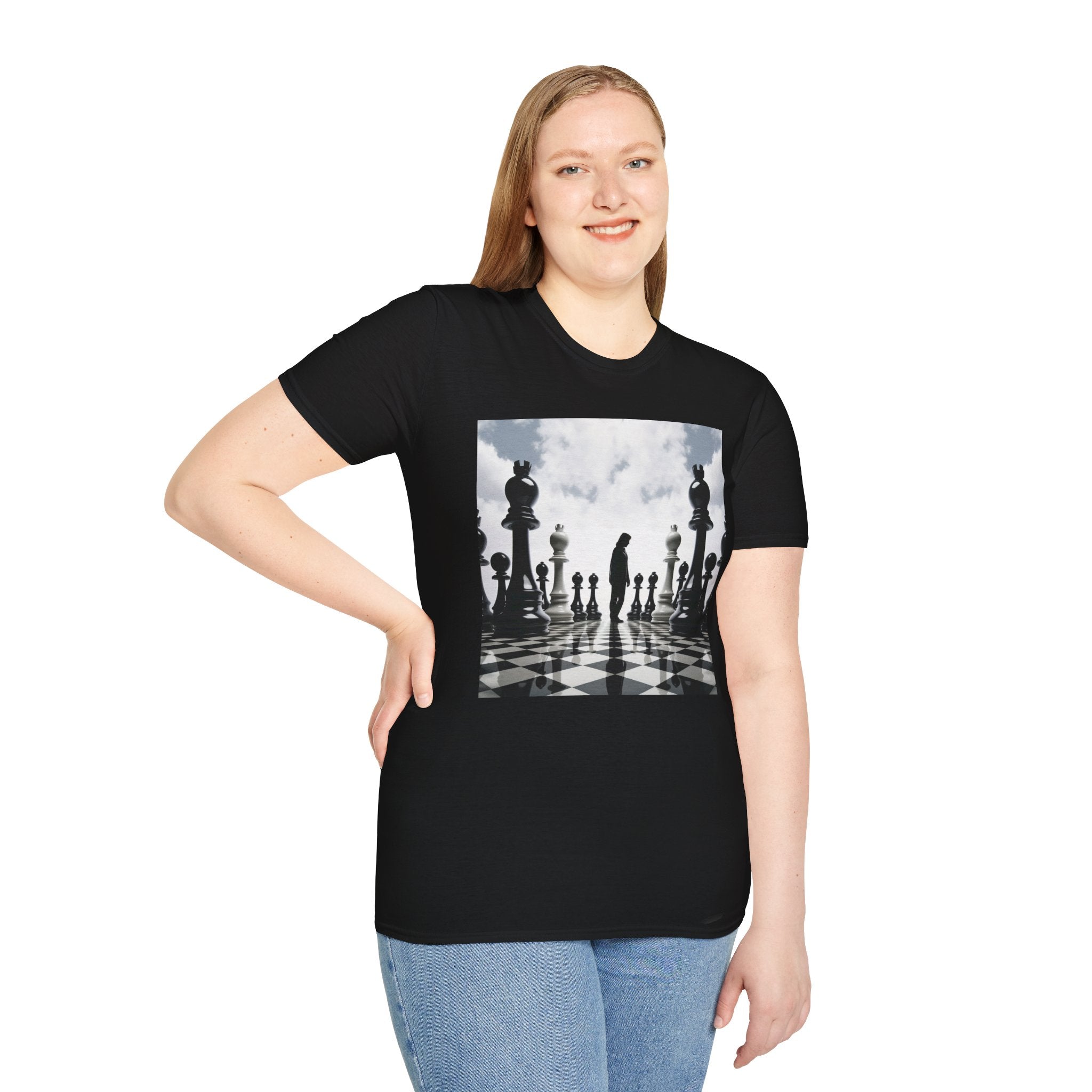 &quot;CHECKMATE&quot;: camiseta suave para mujer con logotipo de Kingdom 