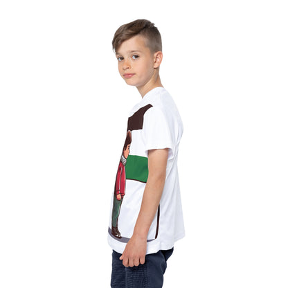 &quot;HABIBI/HABIBTI Of PALESTINE&quot;- Kids Sports Jersey W/ Blk Kngdom Logo