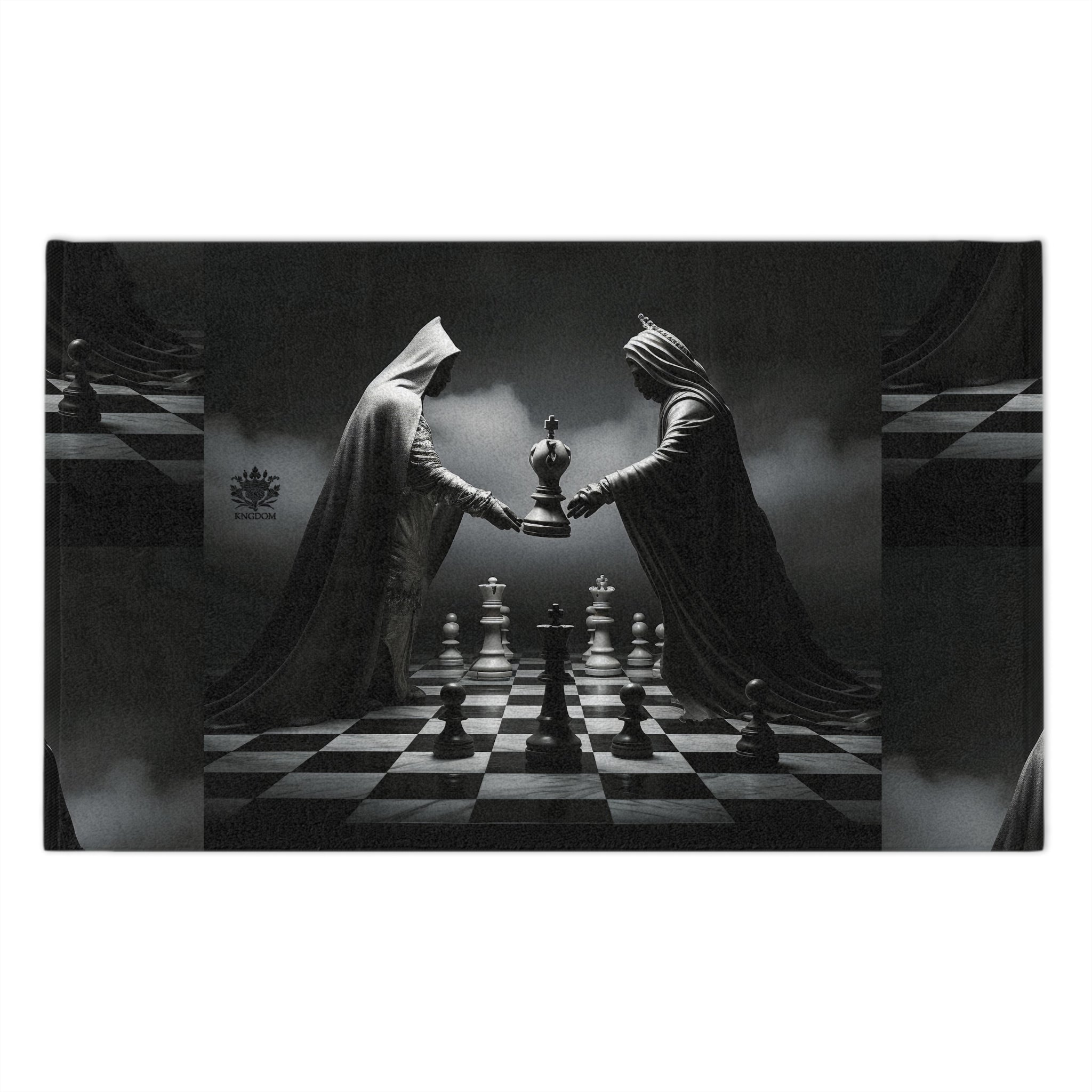 &quot;CHECKMATE&quot;- Rally Towel W/ Blk Kngdom Logo