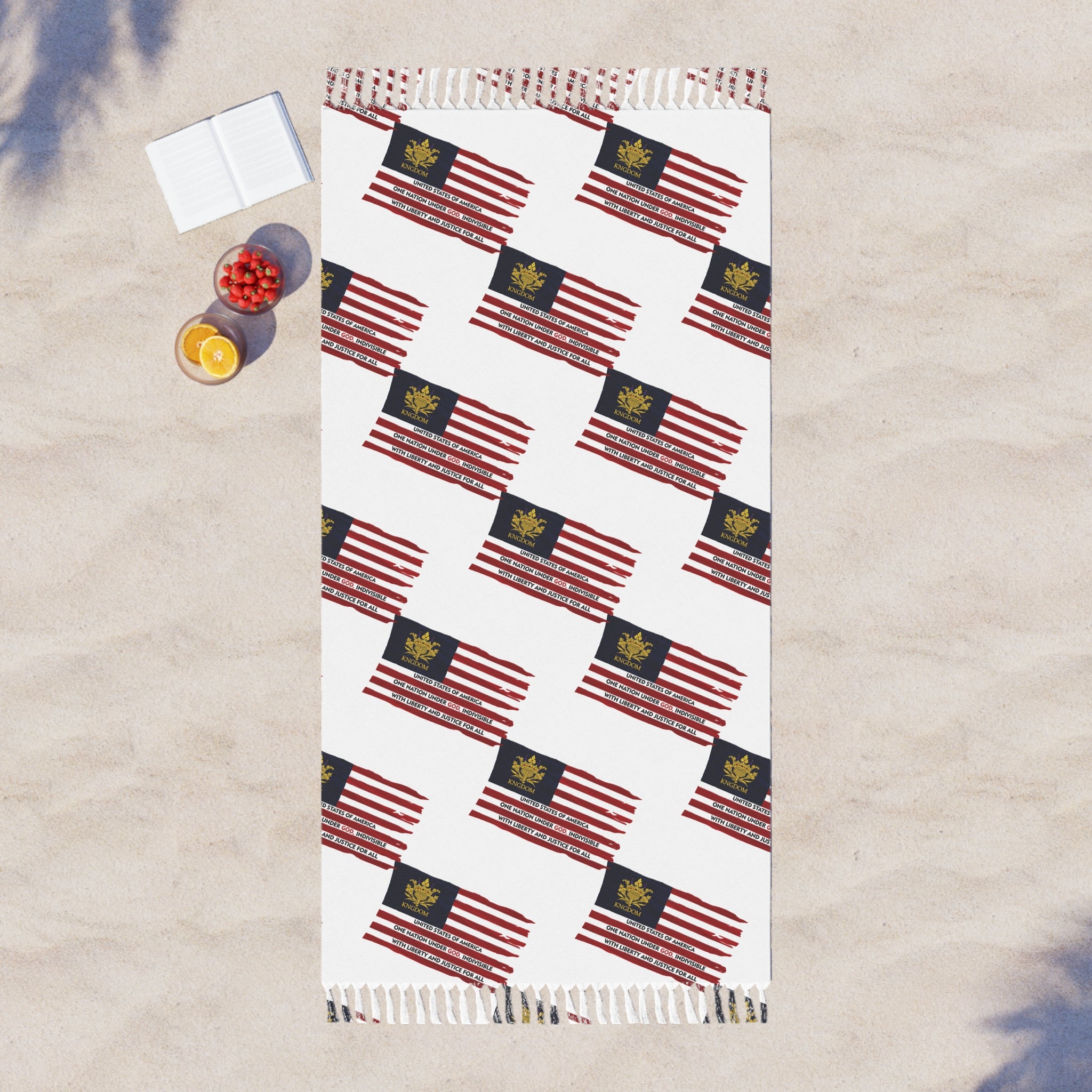 &quot;WE ARE AMERICA&quot;- Boho Beach Cloth