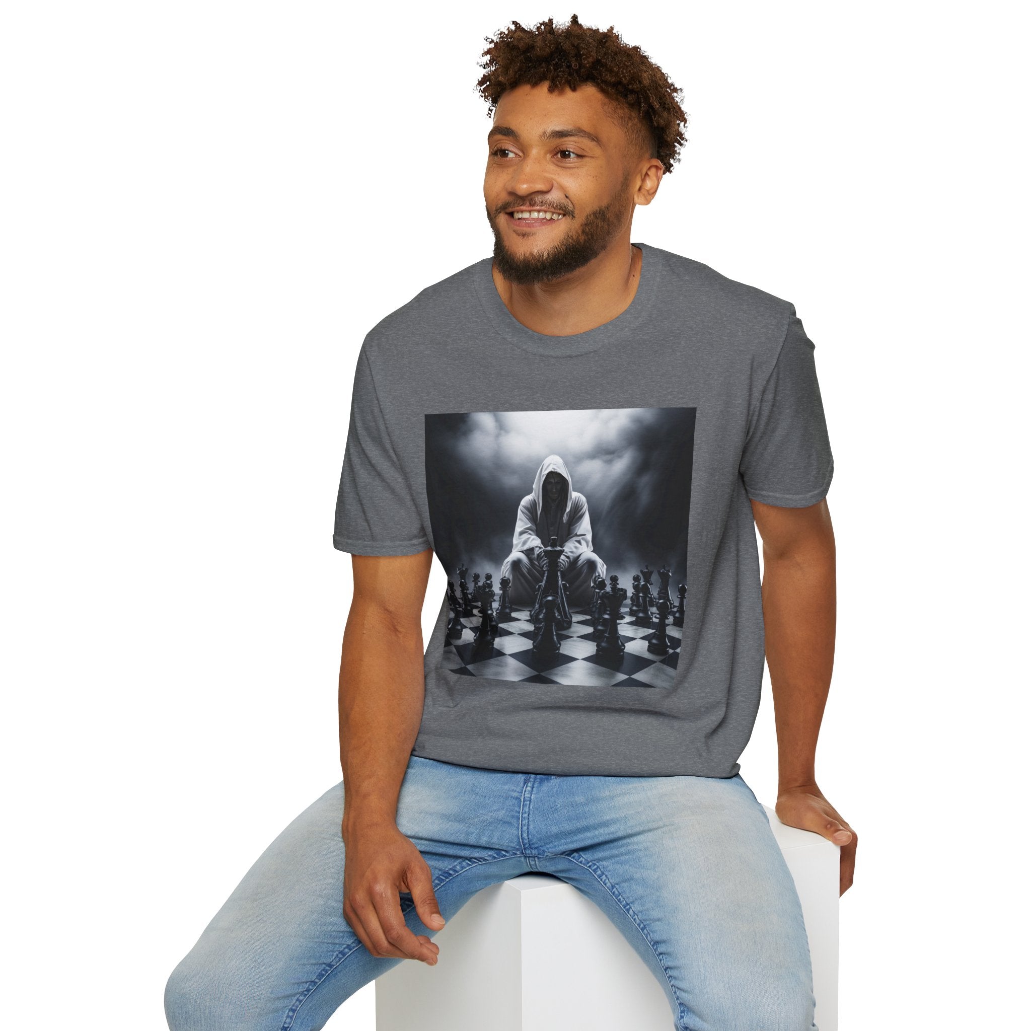 &quot;CHECKMATE&quot;: camiseta de estilo suave para hombre con logotipo de Kingdom 