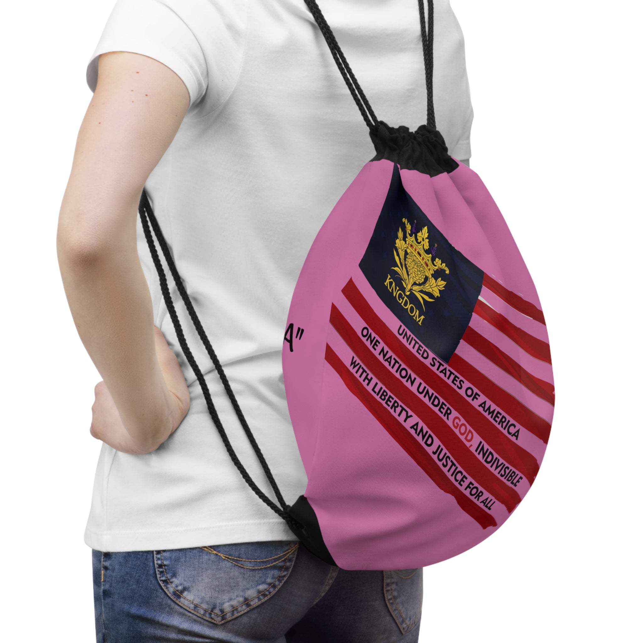 &quot;WE ARE AMERICA&quot;- Drawstring Bag