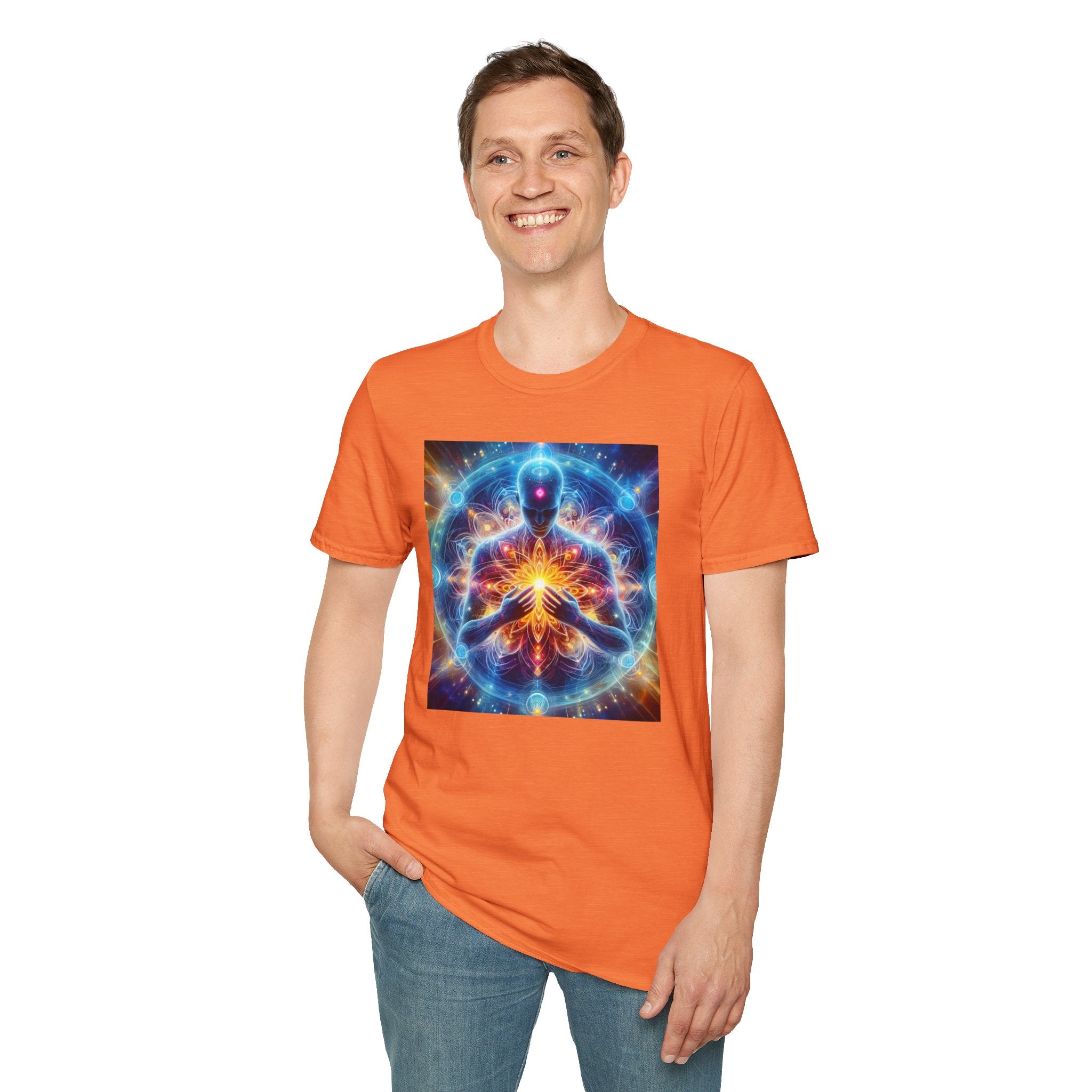 &quot;DIVINE ENERGY&quot;- Unisex Softstyle T-Shirt W/ Kngdom Logo