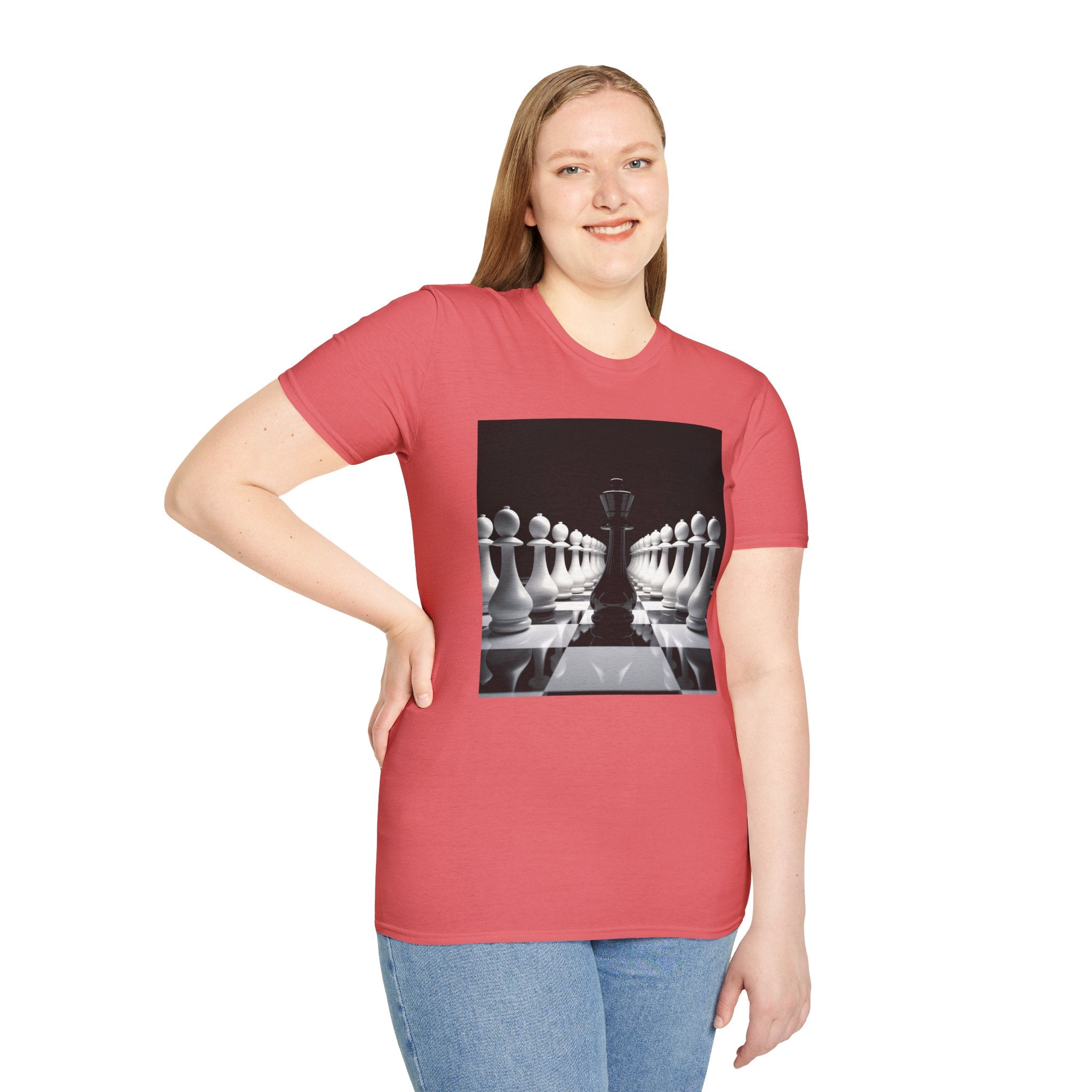 &quot;CHECKMATE&quot;: camiseta suave para mujer con logotipo de Kingdom 