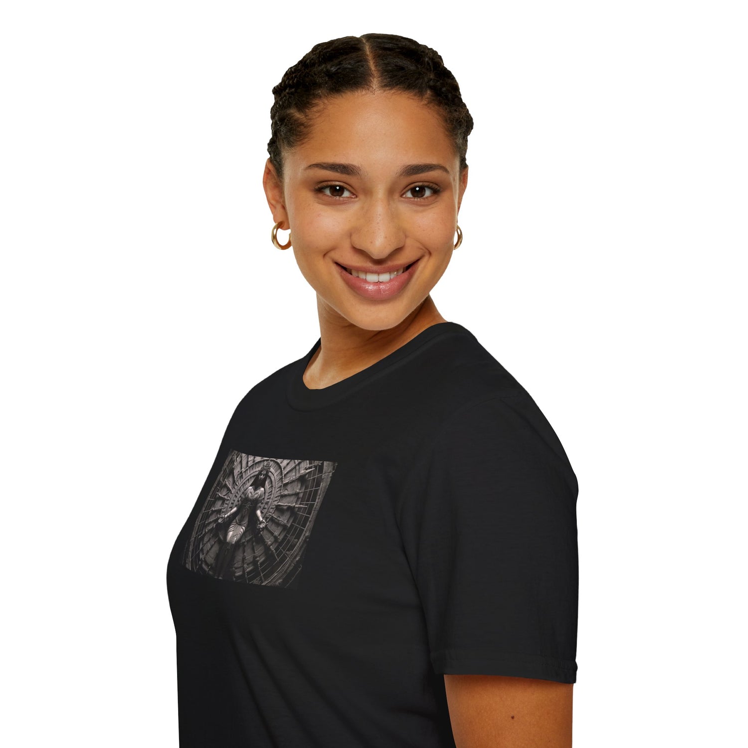 &quot;CHAKRA&quot;- Unisex Softstyle T-Shirt W/ Blk Kngom Logo