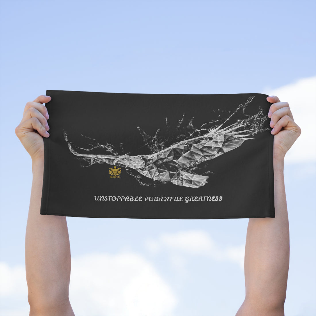 The Isaiah 40:31 &quot;Unstoppable Powerful Greatness&quot;- Rally Towel W/ Kngdom Logo