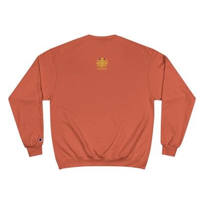 Kngdom &quot;DRIP&quot; (RICH IS GOOD HAPPINESS) - Unisex Champion Sweatshirt W/ Backside Kngdom Logo