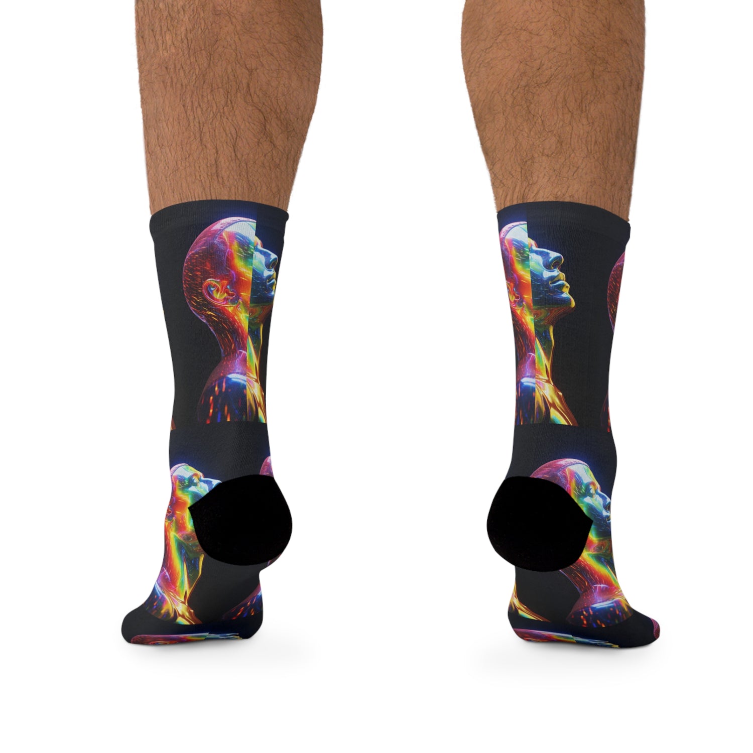 &quot;MINDFULNESS&quot;- Unisex Recycled Poly Meditation Socks W/ Kngdom Logo