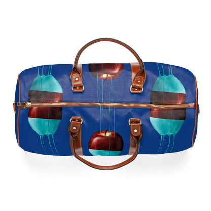 Kngdom (APPLE) &quot;DRIP&quot;- Vegan Leather Self-Expression Waterproof Travel Bag W/ Double Side Kngdom Logo