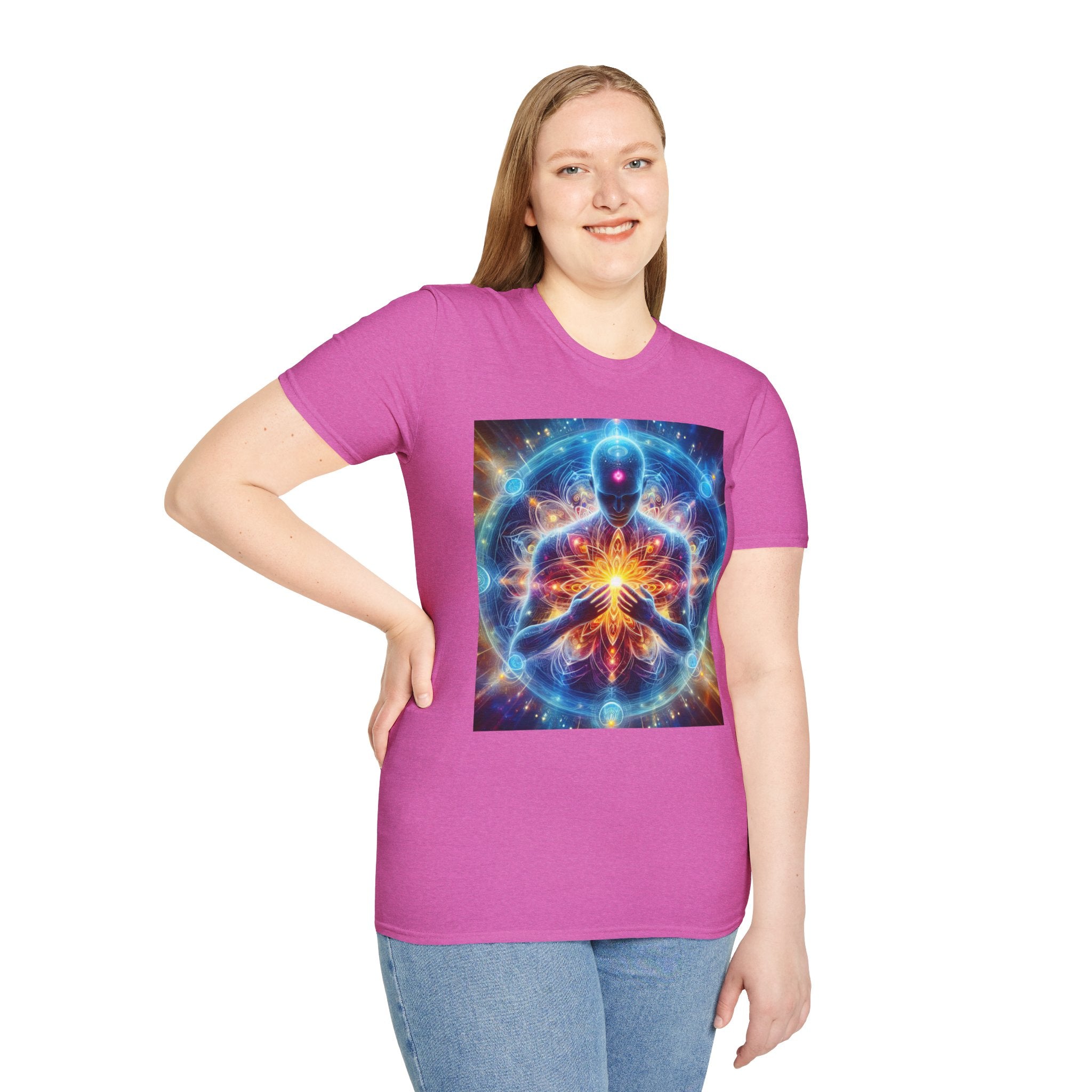 &quot;DIVINE ENERGY&quot;- Unisex Softstyle T-Shirt W/ Kngdom Logo