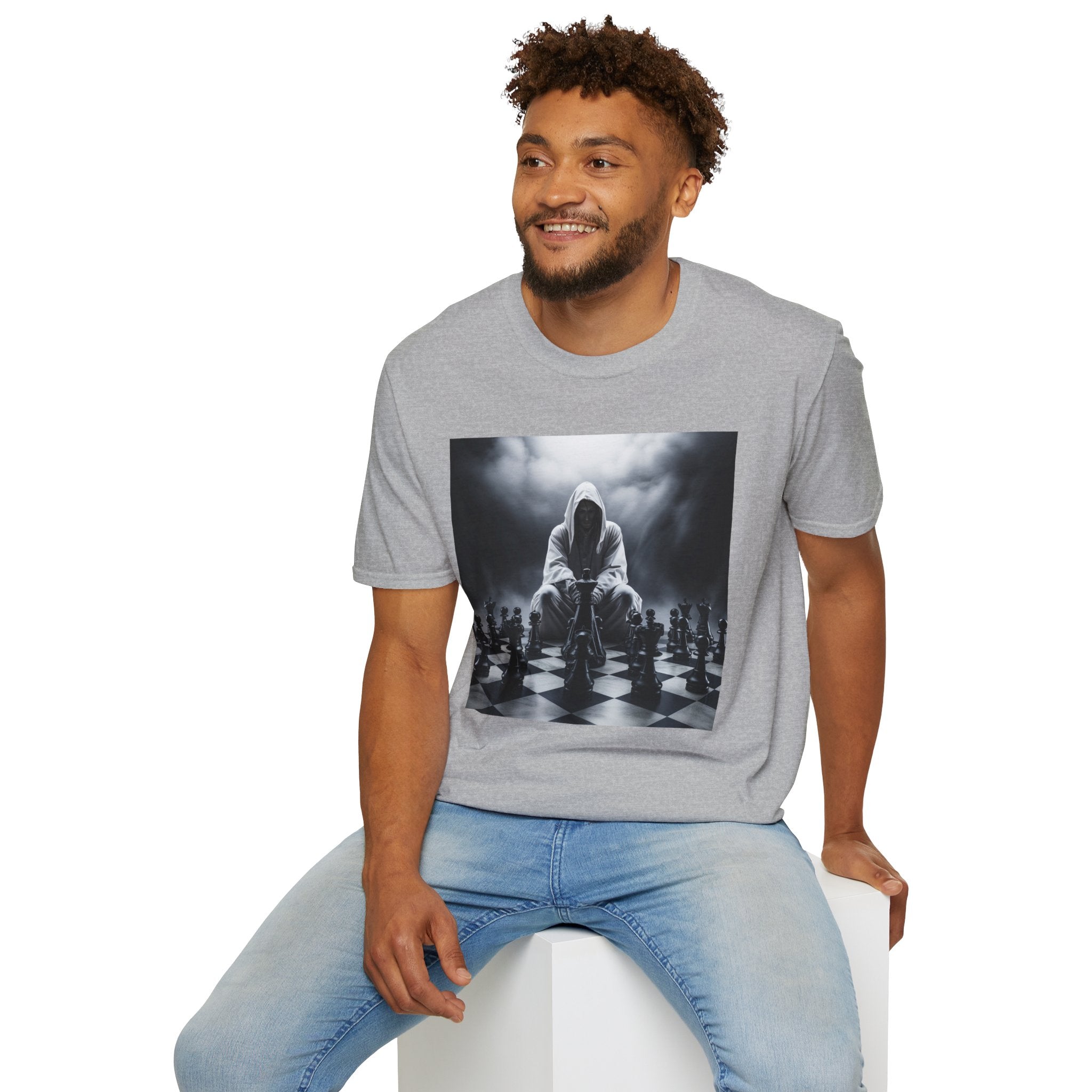 &quot;CHECKMATE&quot;: camiseta de estilo suave para hombre con logotipo de Kingdom 