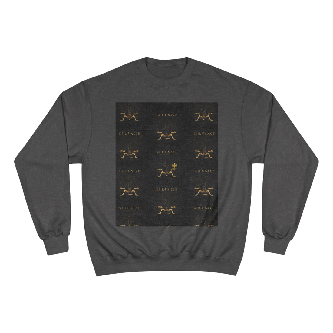 &quot;SILENCE IS A SOURCE OF GREAT STRENGTH&quot;- Unisex Champion Sweatshirt W/ Kngdom Logo