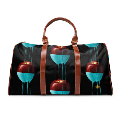 Kngdom (APPLE) &quot;DRIP&quot;- Vegan Leather Self-Expression Waterproof Travel Bag W/ Kngdom Logo