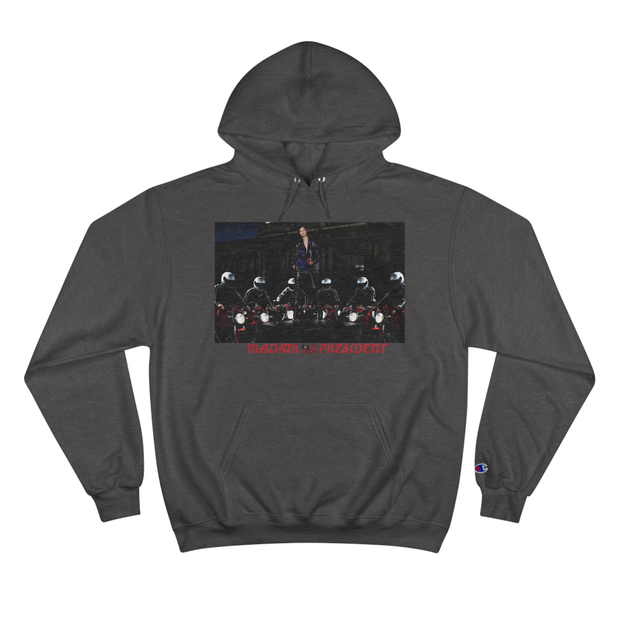 &quot;MADAM PRESIDENT&quot; HARRIS 2024- Unisex Champion Hoodie W/ Kngdom Logo