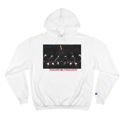 &quot;MADAM PRESIDENT&quot; HARRIS 2024- Unisex Champion Hoodie W/ Kngdom Logo