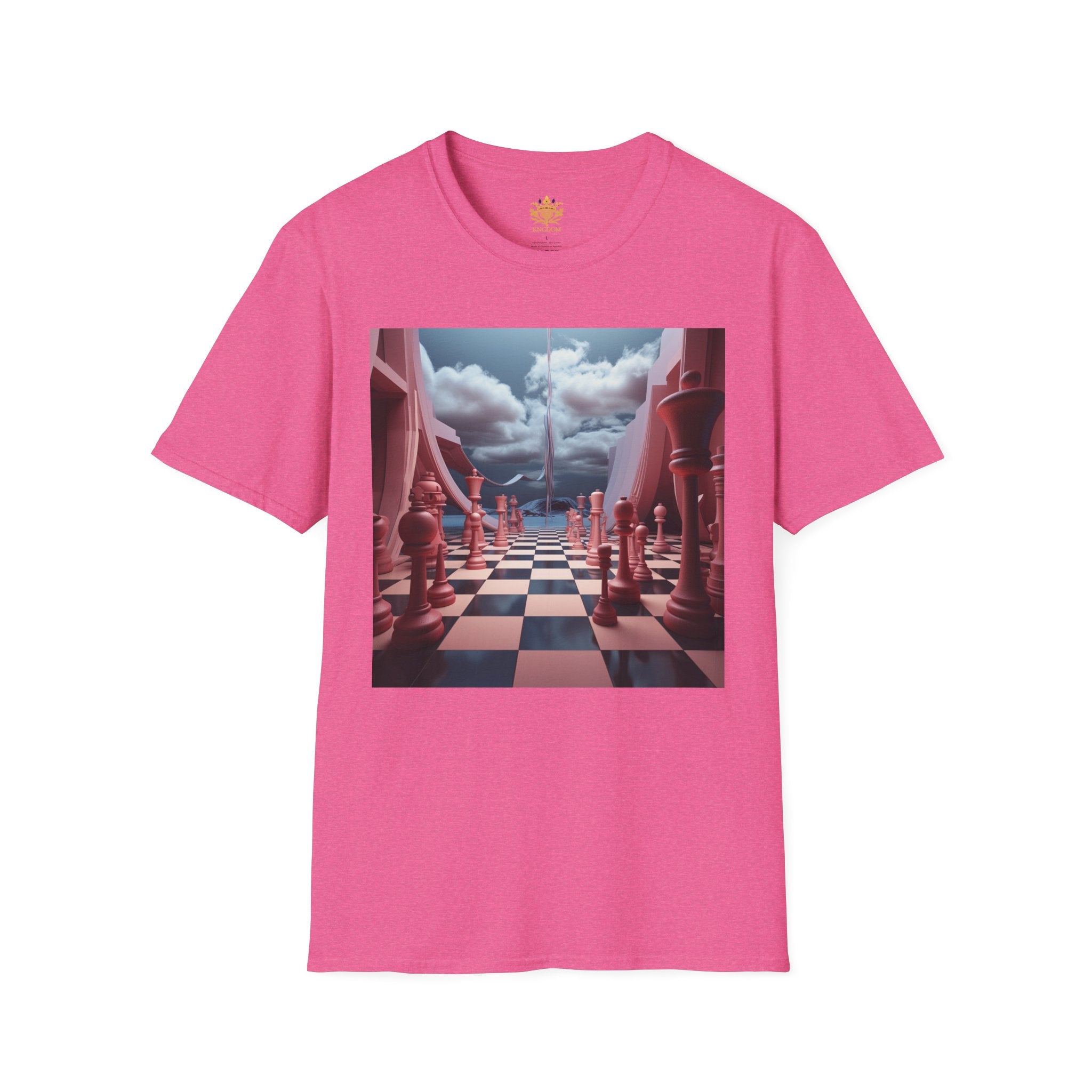 &quot;CHECKMATE&quot;: camiseta unisex de estilo suave con logotipo de Kingdom 