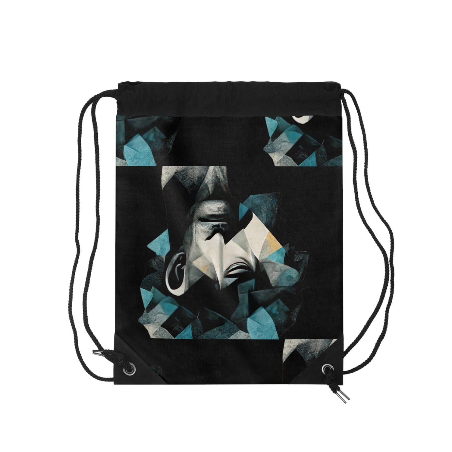 SANE &quot;INSANITY&quot;- Drawstring Bag W/ Blk Kngdom Logo