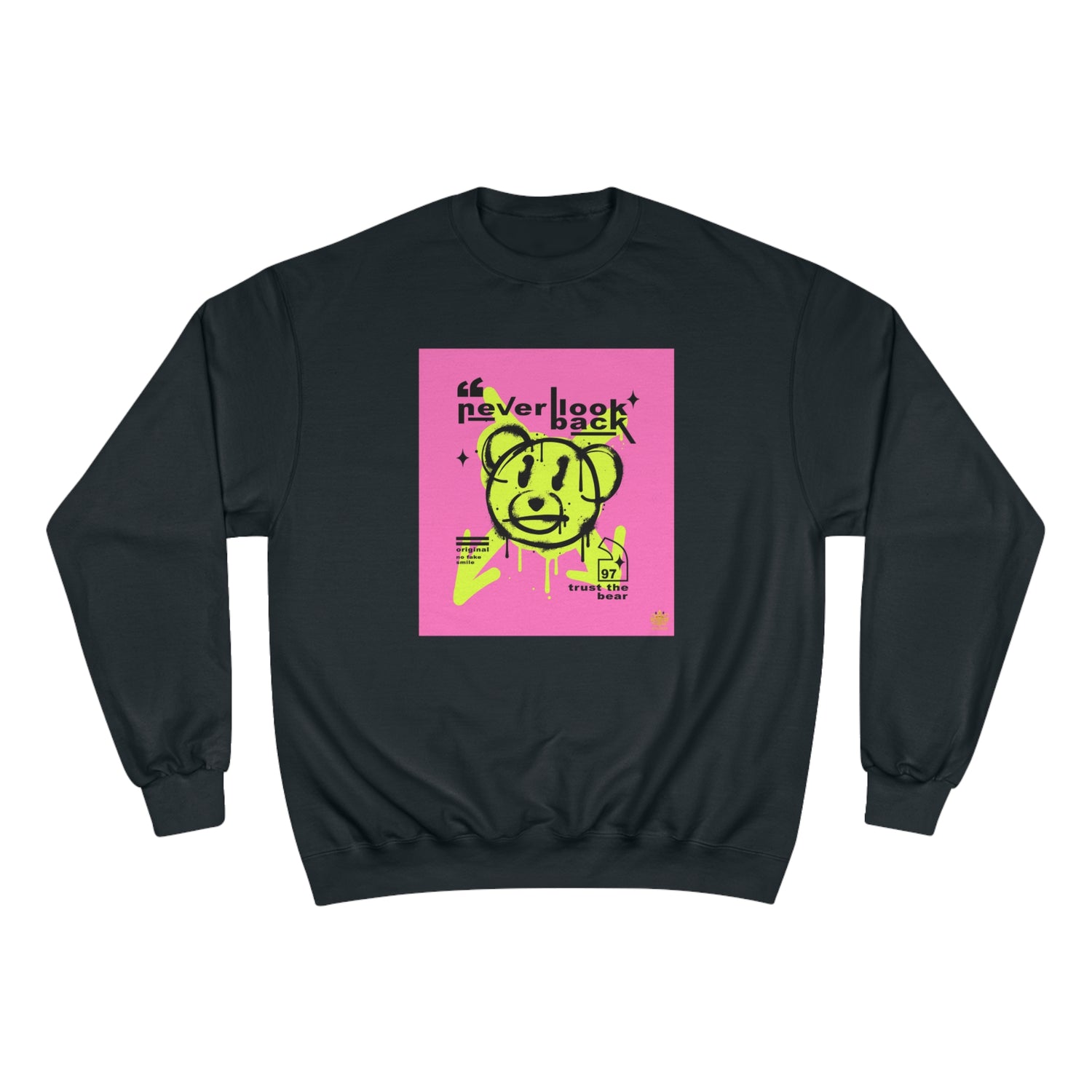 Kngdom &quot;DRIP&quot; (NEVER LOOK BACK)- Unisex Champion Sweatshirt W/ Kngdom Logo