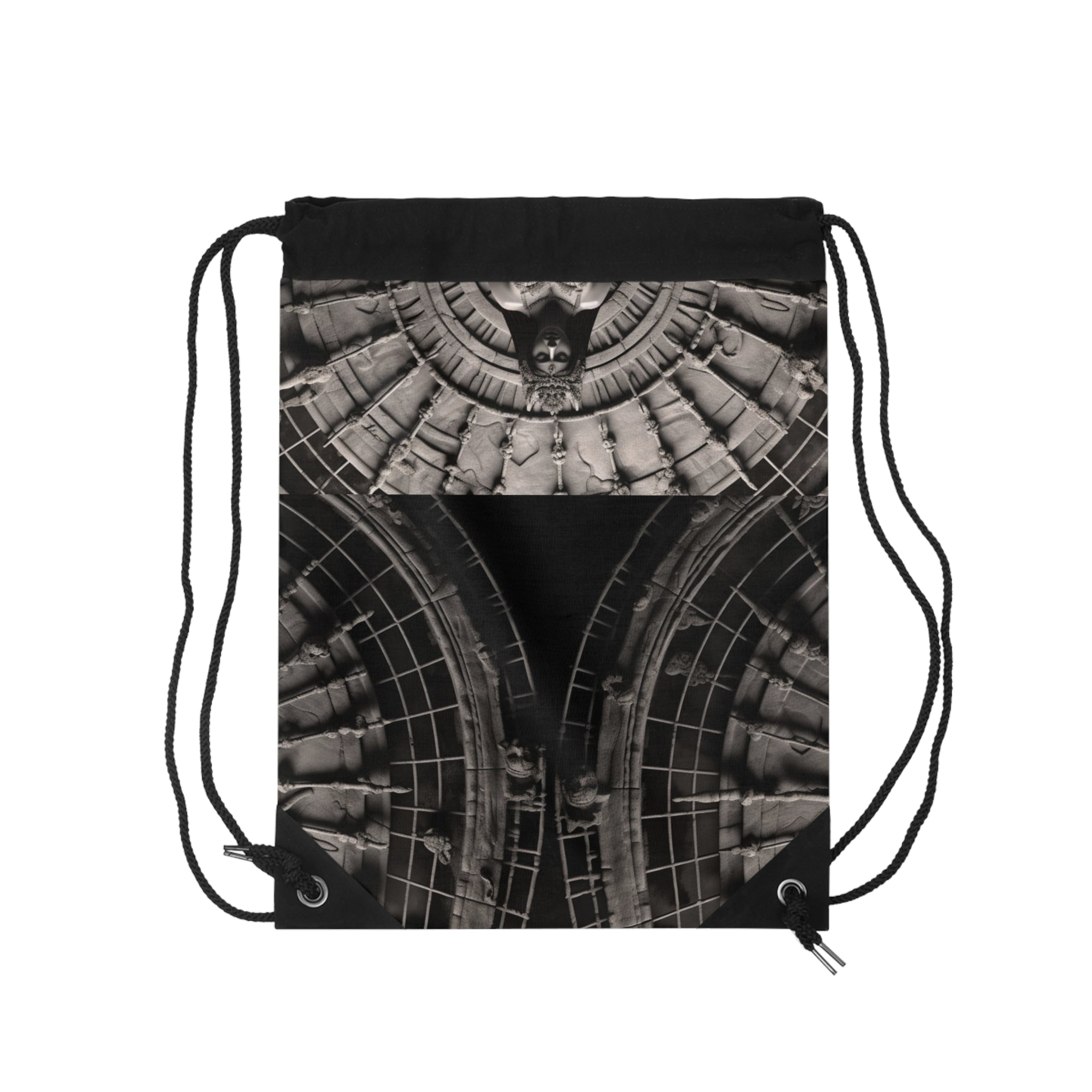 &quot;CHAKRA&quot;- Drawstring Bag W/ Blk Kngdom Logo