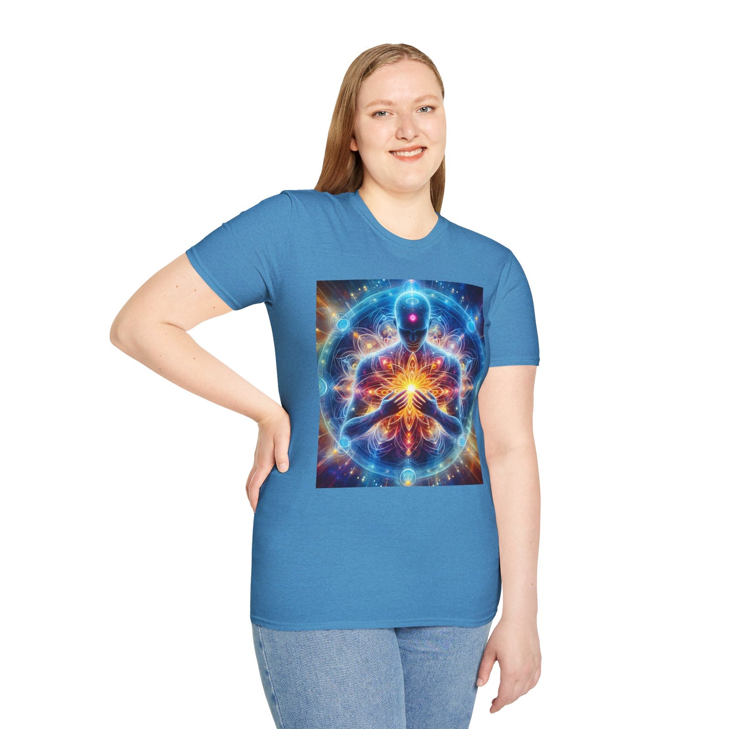 &quot;DIVINE ENERGY&quot;- Unisex Softstyle T-Shirt W/ Kngdom Logo