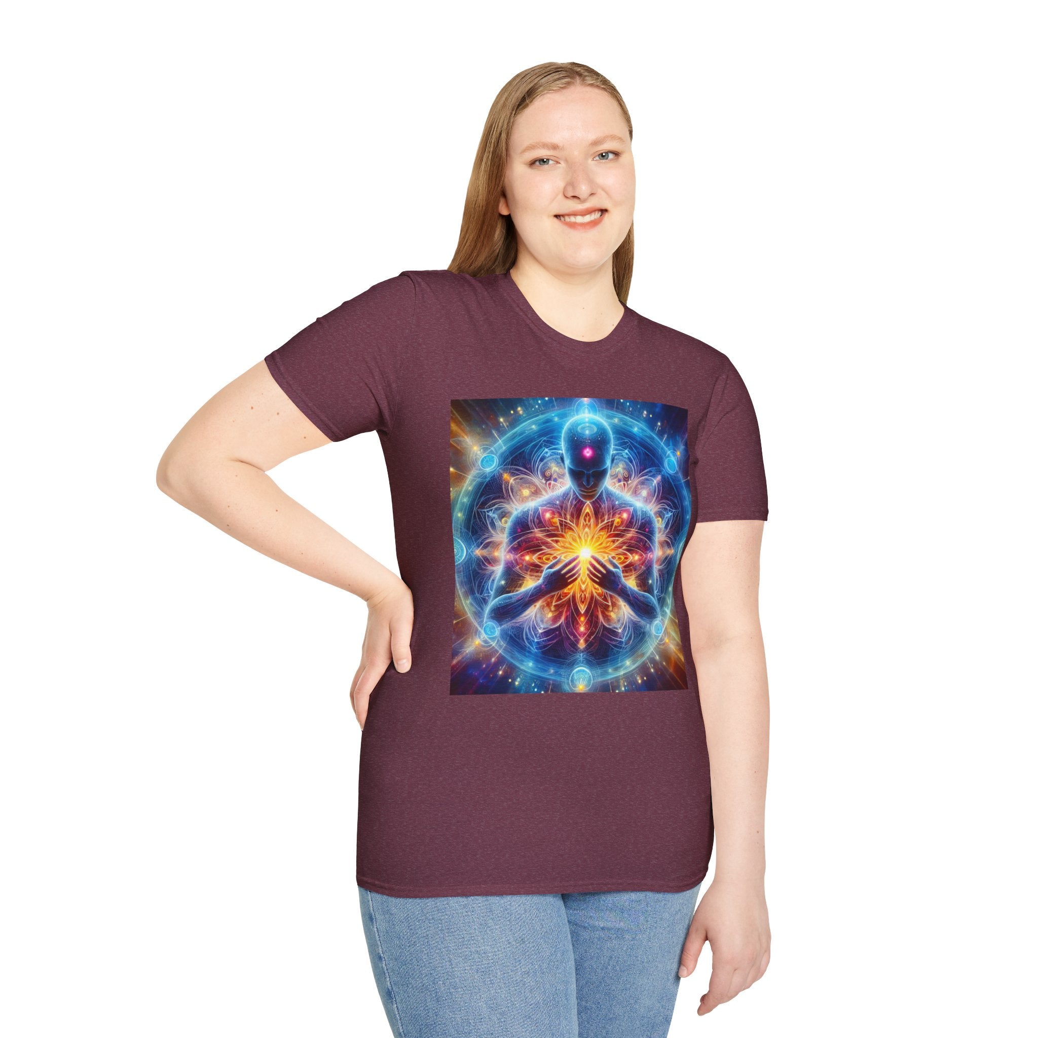 &quot;DIVINE ENERGY&quot;- Unisex Softstyle T-Shirt W/ Kngdom Logo