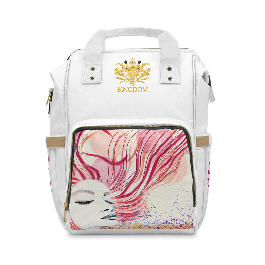 &quot;H.E.R&quot; (Heroism/Eagerness/Relevant)- Multifunctional Diaper Backpack W/ Kngdom Logo