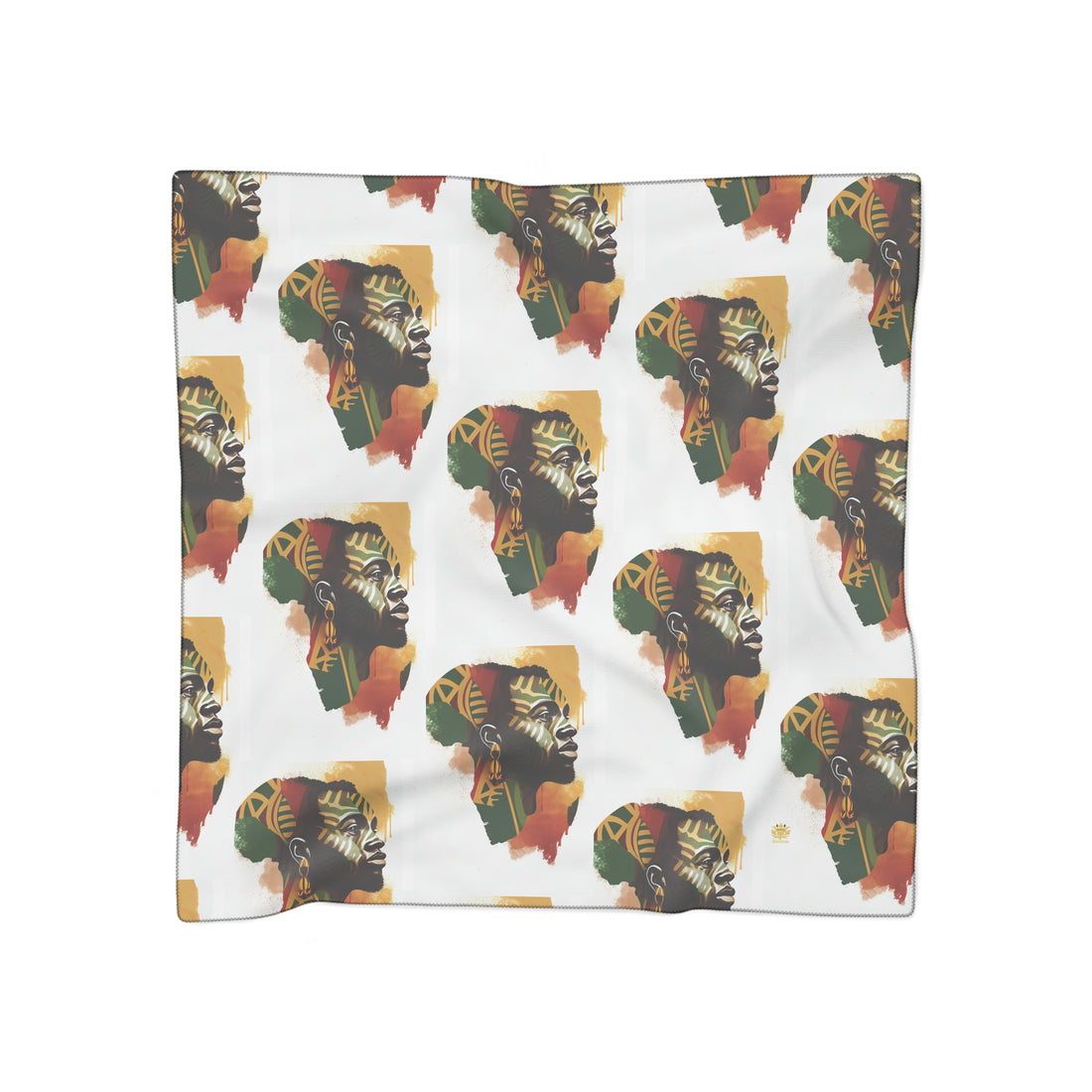 MOTHERLAND- &quot;King&quot; Chiffon/Poly Scarf W/ Kngdom Logo