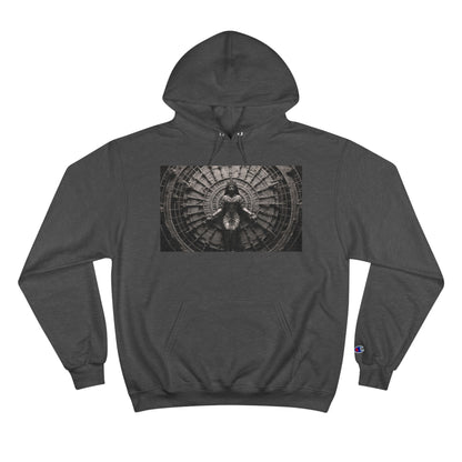 &quot;CHAKRA&quot;- Unisex Champion Hoodie W/ Blk Kngdom Logo