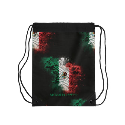 Being The Change &quot;Siendo el Cambio&quot;- Drawstring Bag W/ Blk Kngdom Logo