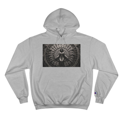 &quot;CHAKRA&quot;- Unisex Champion Hoodie W/ Blk Kngdom Logo