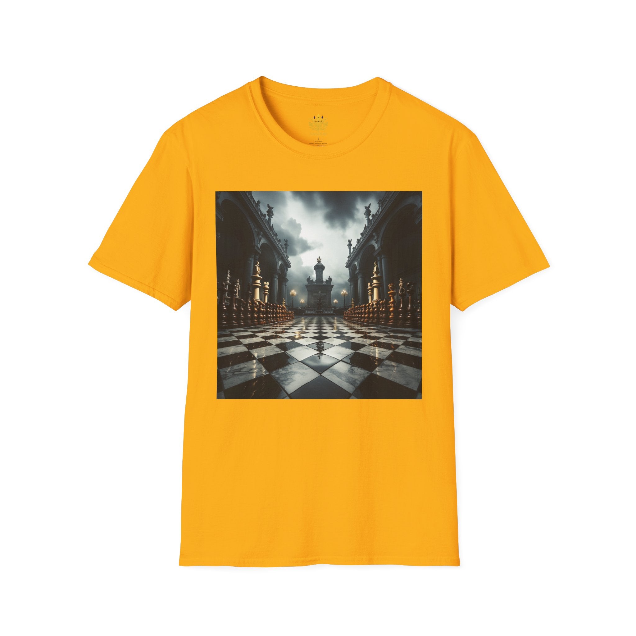 &quot;CHECKMATE&quot;: camiseta unisex de estilo suave con logotipo de Kingdom 