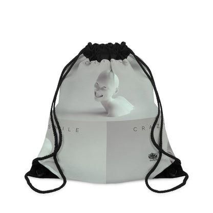 CRAZY SMILE &quot;INSANITY&quot;- Drawstring Bag W/ Blk Kngdom Logo